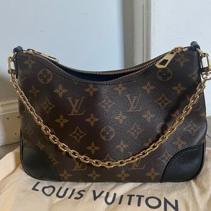 Louis Vuitton Boulogne NM Handbag Monogram Canvas Brown